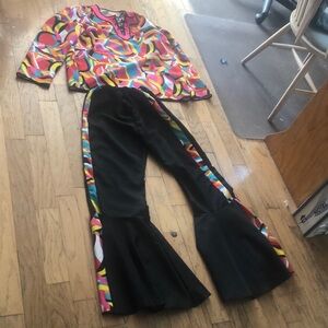 Vibrant Multicolor Art-Inspired Outfit